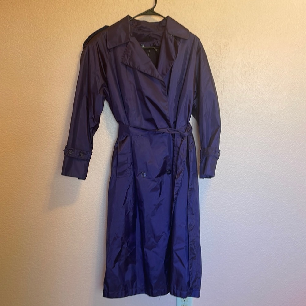 Chiango by Fleet Street Plum Trench Coat